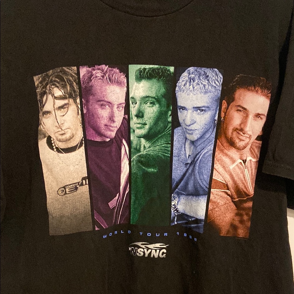 Vintage- 1998 *NSync official world tour shirt